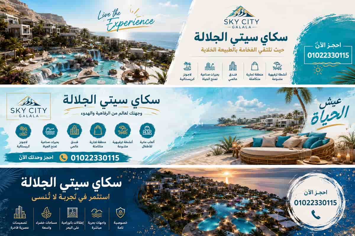 سكاي سيتي الجلالة السخنة Sky City El Galala
