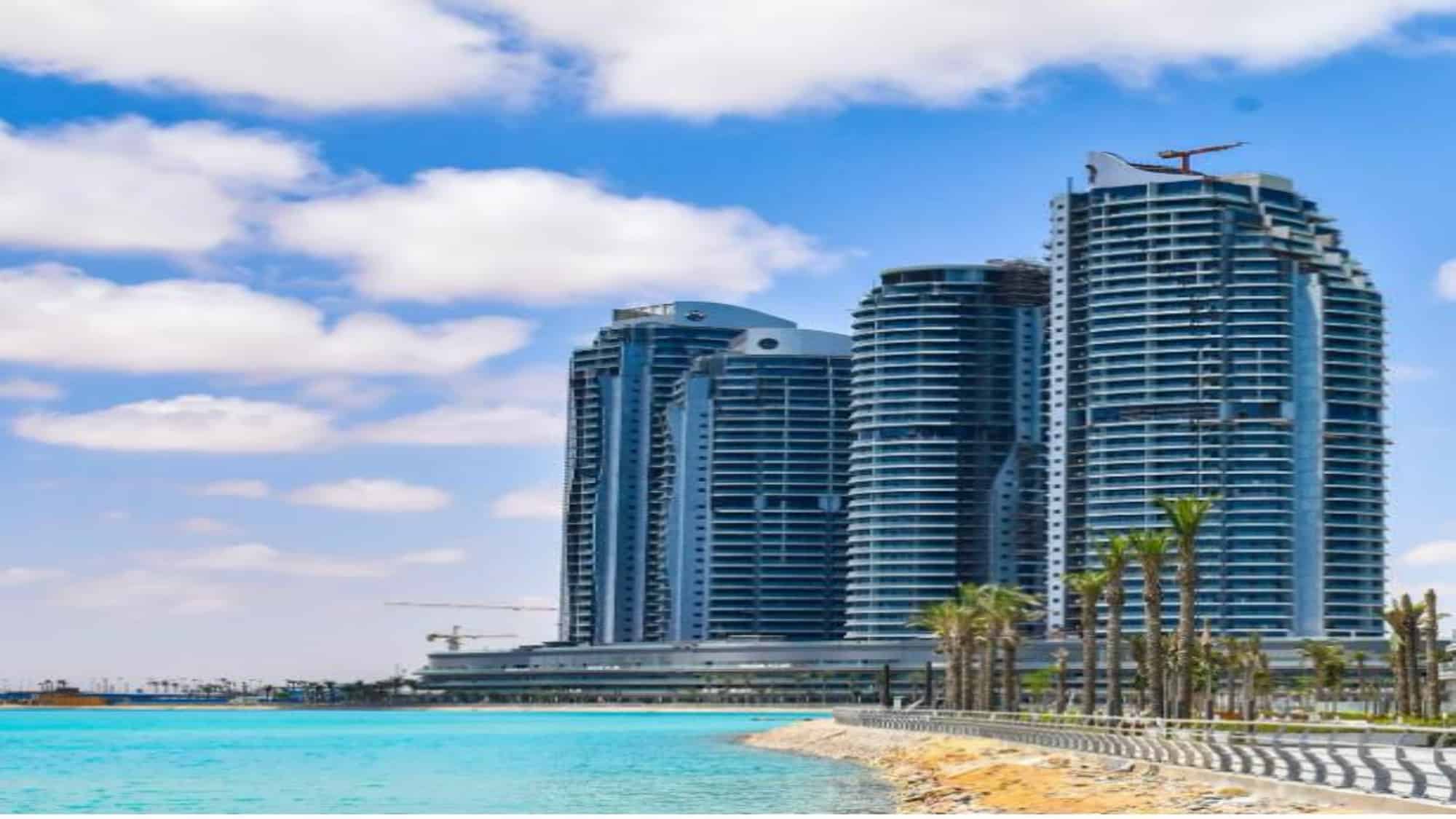 بيتش فرونت تاورز العلمين الجديدة Beach Front Towers