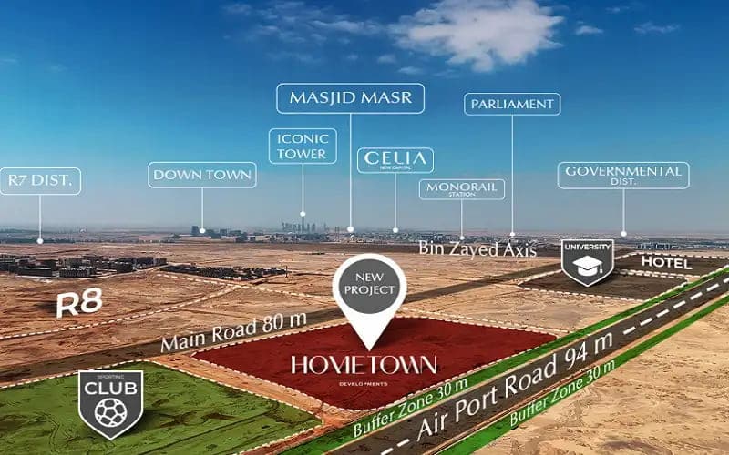 مشروع هوم تاون العاصمة الادارية