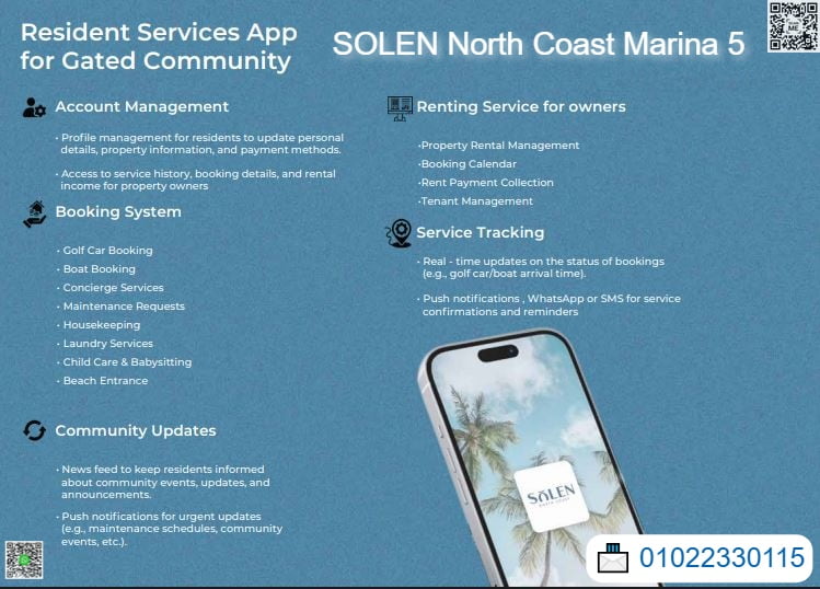 قرية سولين العلمين الجديدة SOLEN NORTH COAST MARINA 5