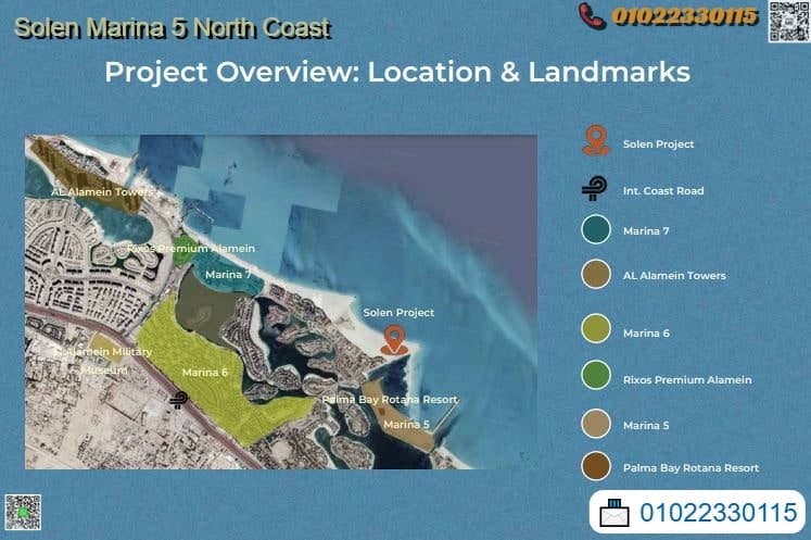مشروع مارينا 5 solen project overview