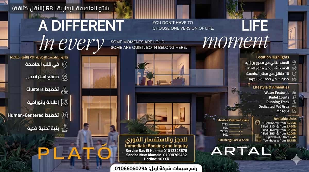 بلاتو العاصمة الادارية الجديدة Plató R8 New Capital