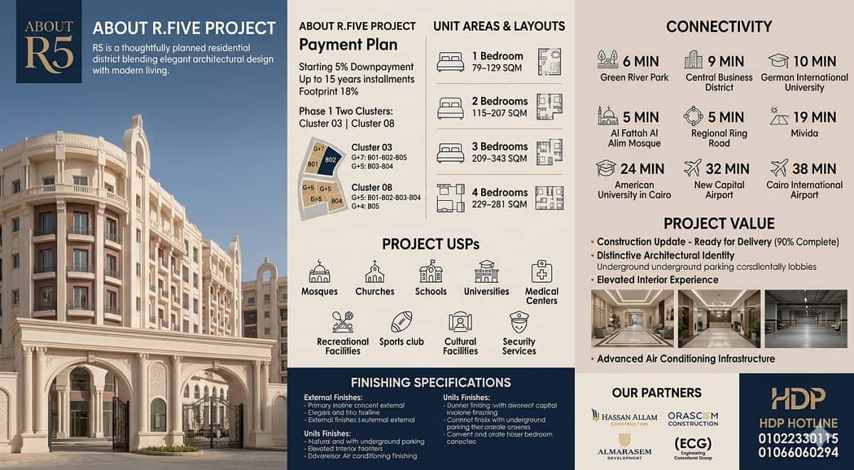 مشروع R5 New Captial HDP
