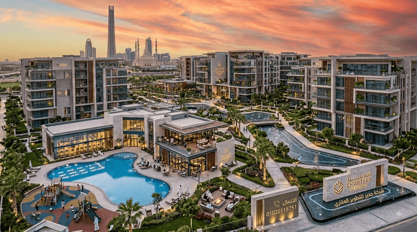 اسعار كمبوند شابترز ريزيدنس العاصمة الادارية Chapters Residence