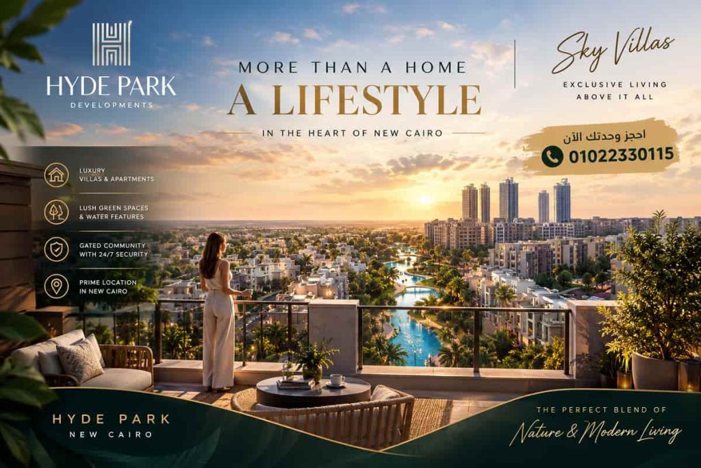 وان هايد بارك القاهرة الجديدة One Hyde Park New Cairo