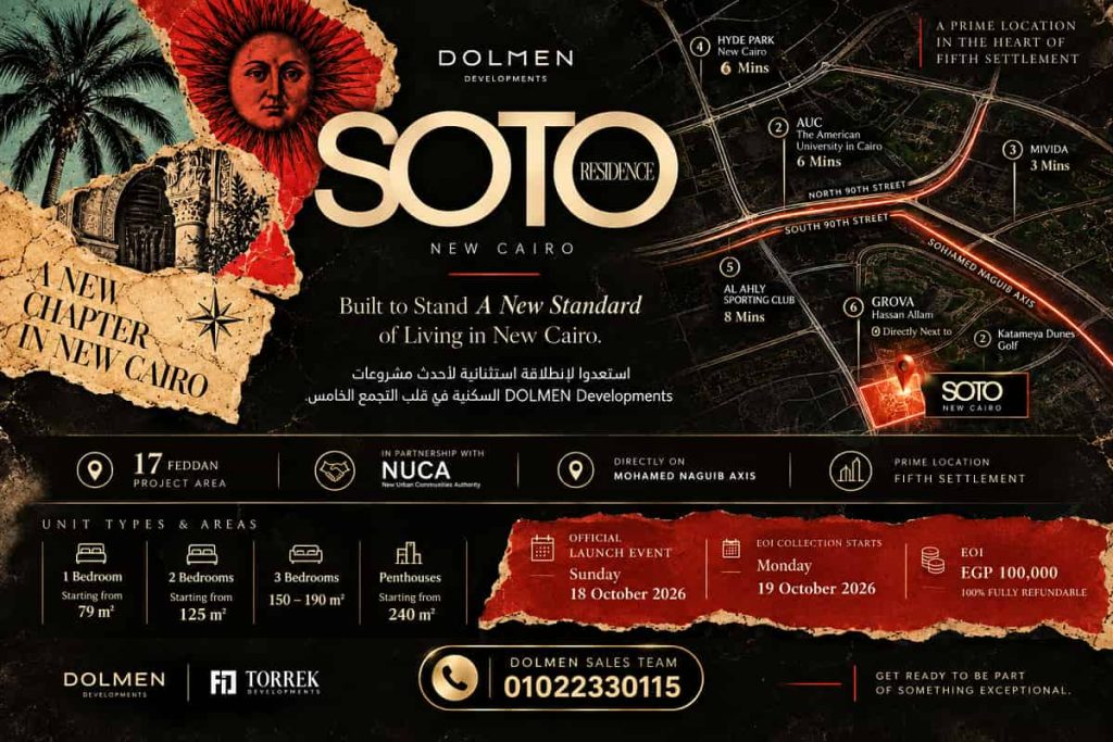 كمبوند سوتو القاهرة الجديدة Soto New Cairo
