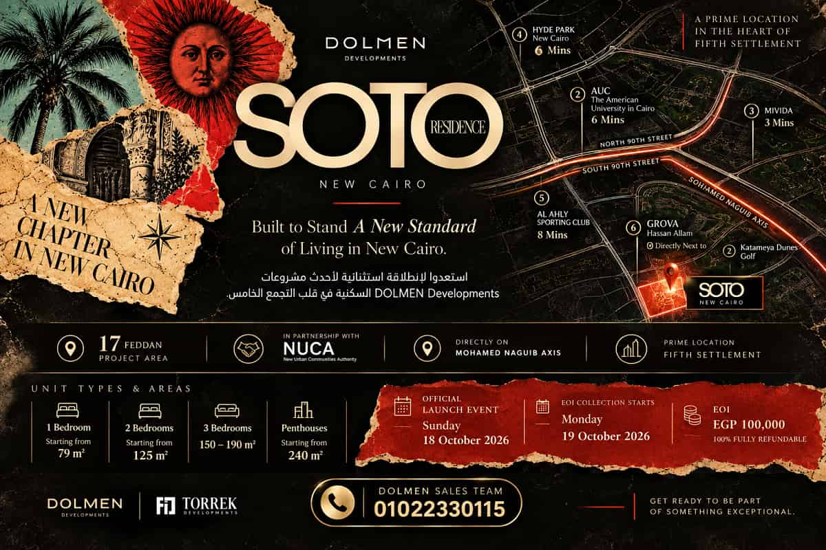 كمبوند سوتو القاهرة الجديدة Soto New Cairo